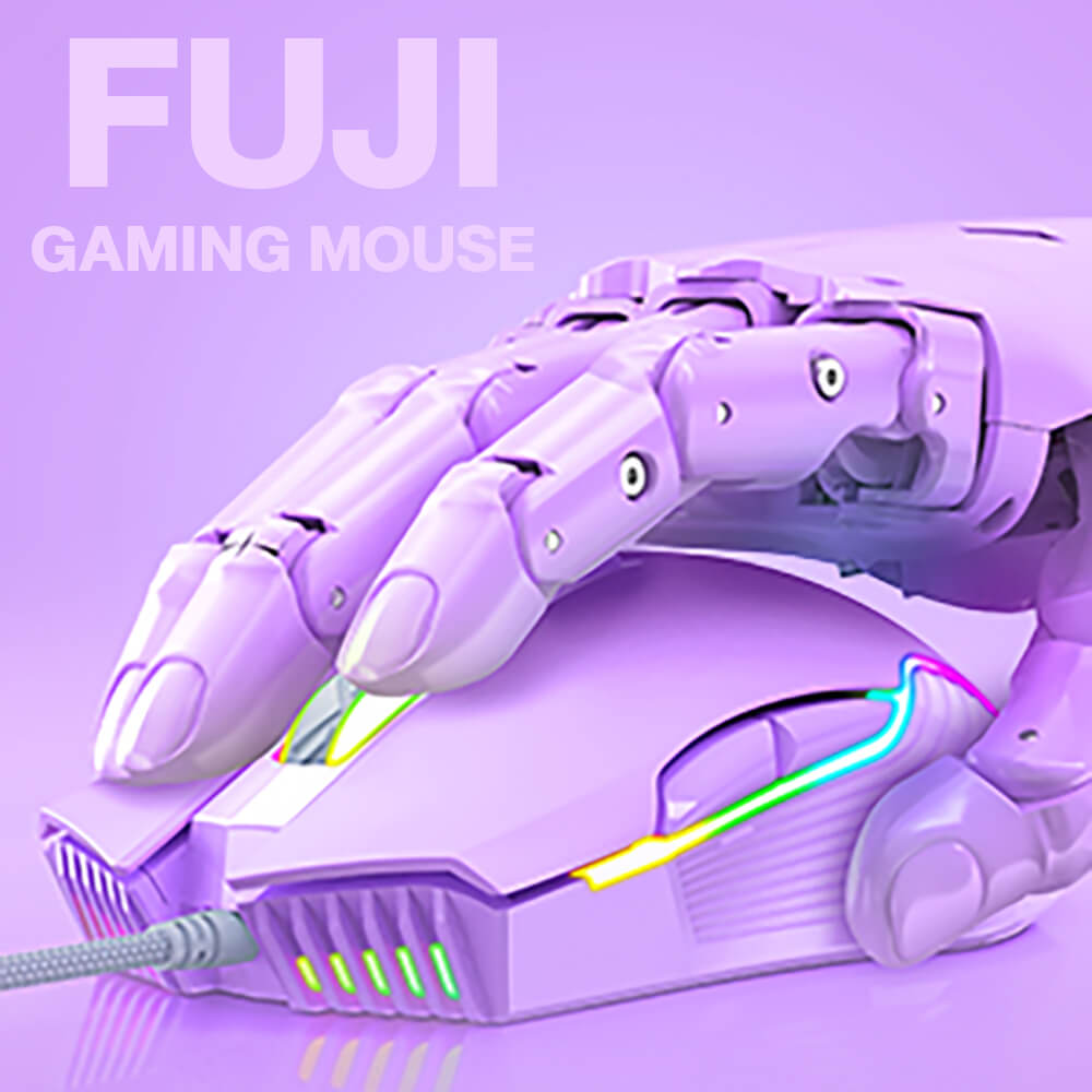 เมาส์เกมมิ่ง ONIKUMA FUJI GAMING MOUSE - สีม่วง_2